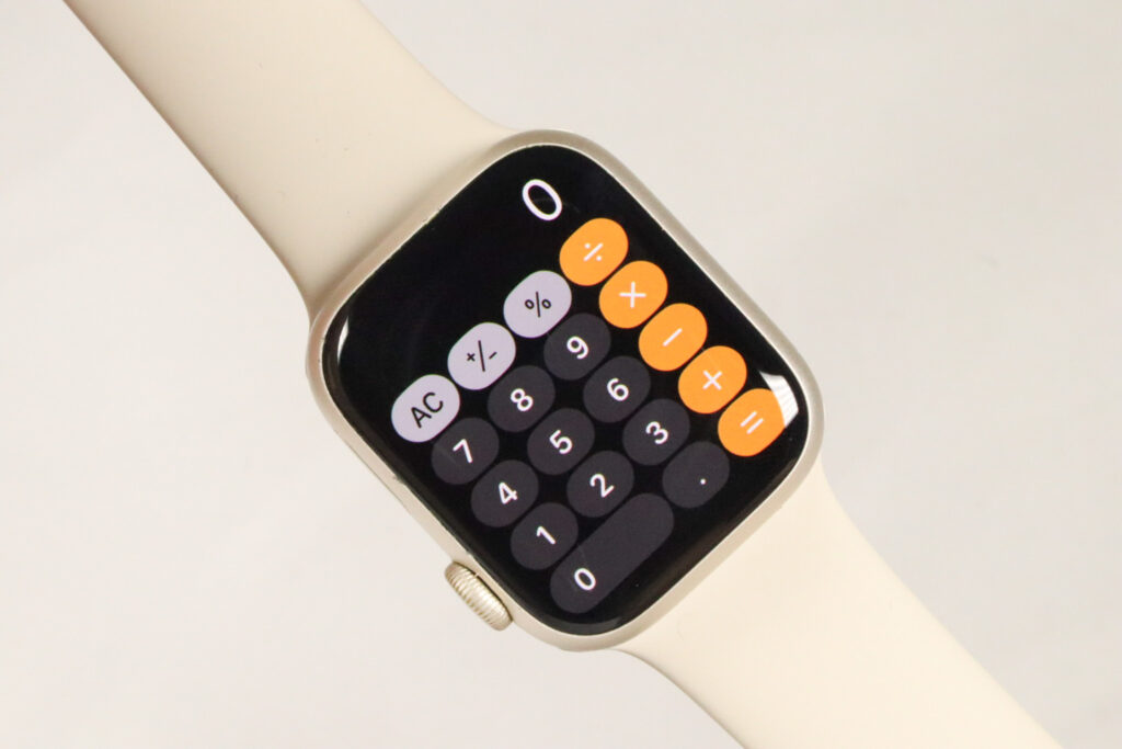Apple Watch電卓画面